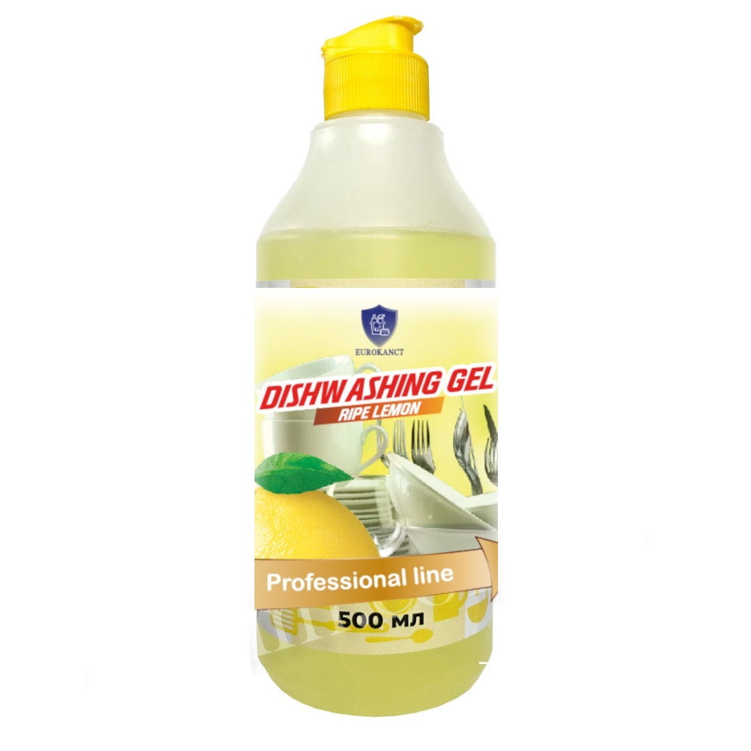 Гель для миття посуду Eurokanct lemon 500мл